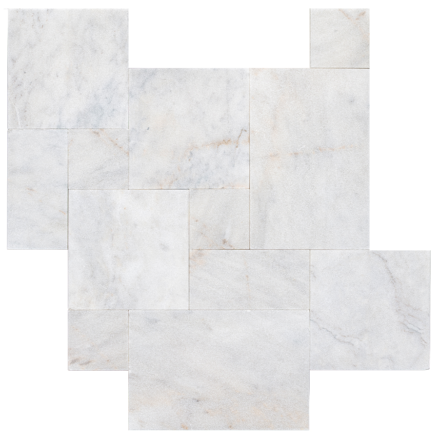 Premium Select FANTASY WHITE Marble Leather PAVER